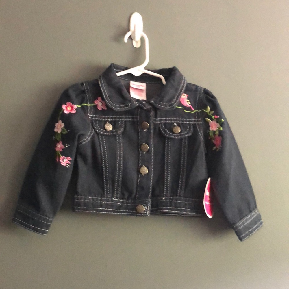 Nanette Lepore Kids Embroidered Jean Jacket
